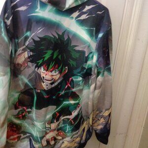 My Hero Academia Anime Manga Hoodie Jacket 2XL XXL Izuku Midoriya Deku